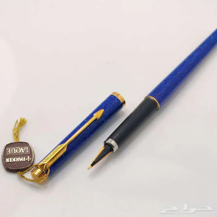 طقم Parker 180 Lapis Blue الأصلي   لون نادر جدا 8