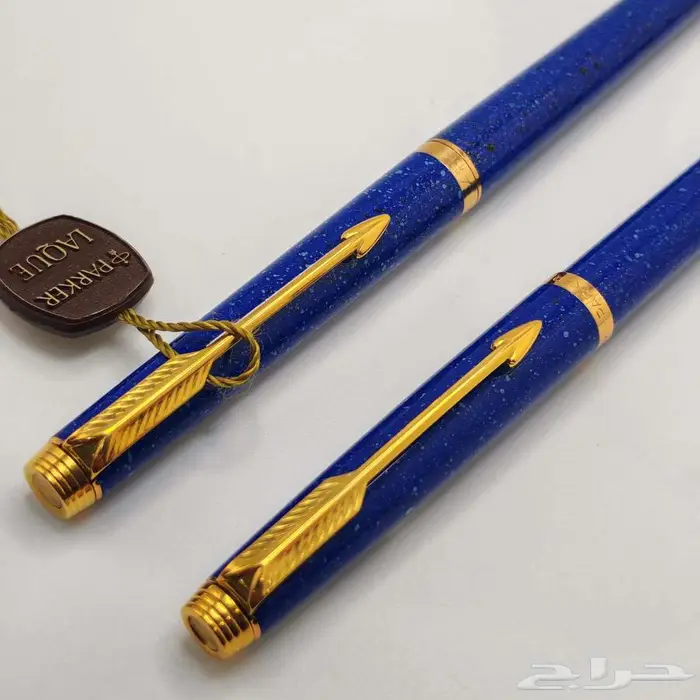 طقم Parker 180 Lapis Blue الأصلي   لون نادر جدا 9