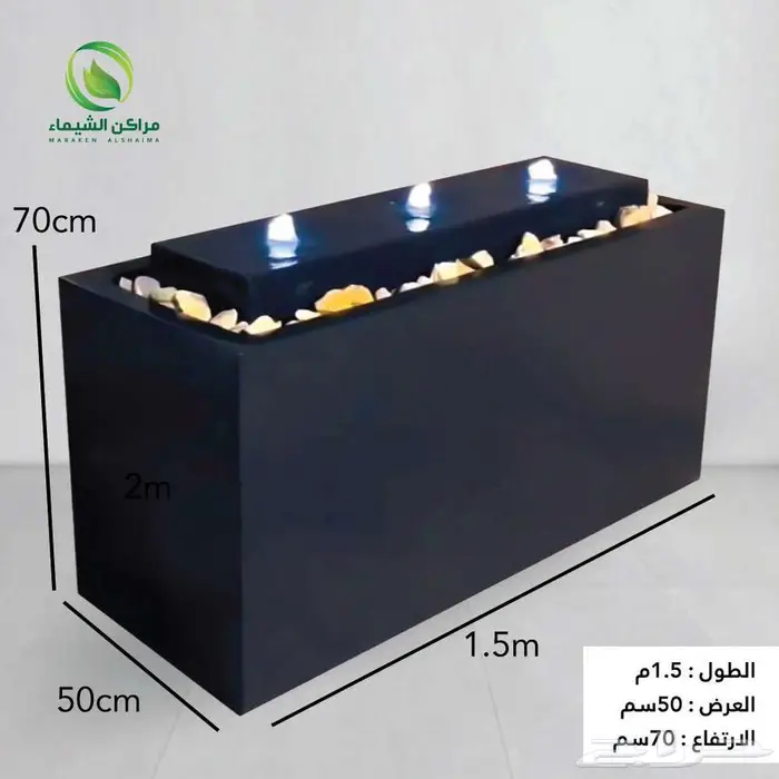 نوافير وشلالات الهفوف جاهزة فايبر تفصيل بسعر المصنع 5