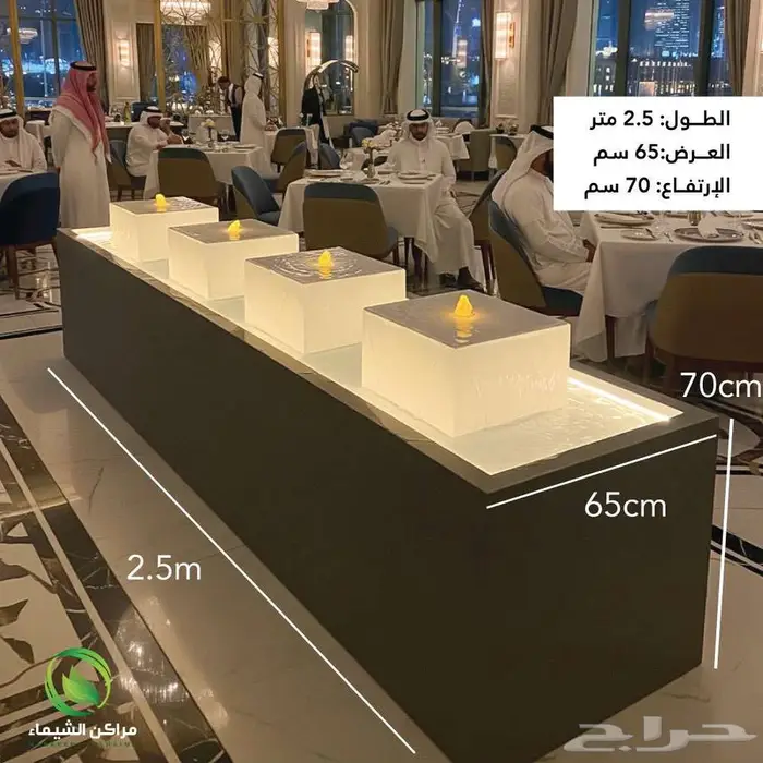 نوافير وشلالات الهفوف جاهزة فايبر تفصيل بسعر المصنع 27