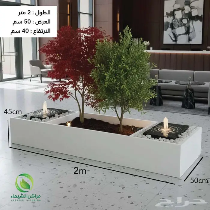 نوافير وشلالات الهفوف جاهزة فايبر تفصيل بسعر المصنع 6