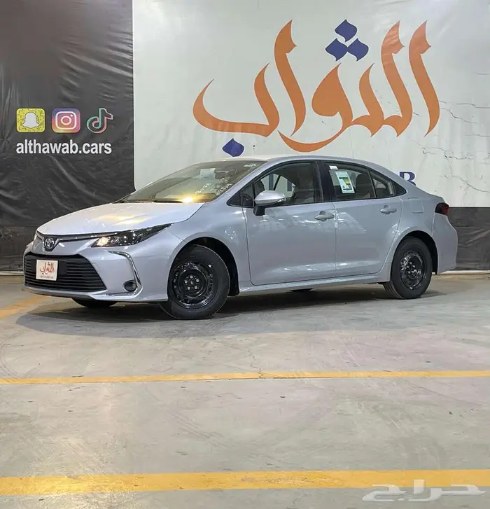 كورولا ستاندر مكينه 2.0 فضي 2025 0