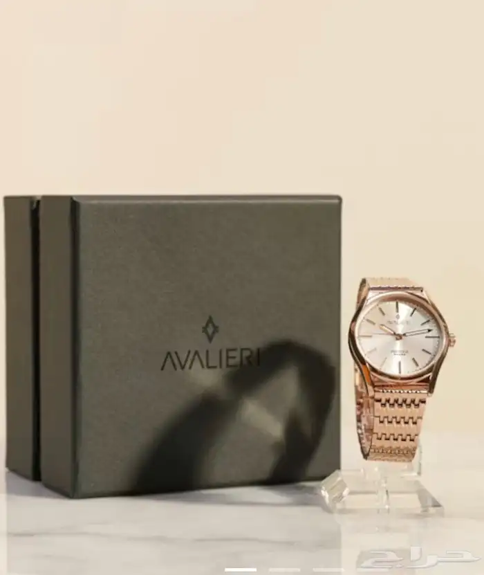 ساعة نسائية افيلري برستيج من الشايع اصلية جولد افاليري 2