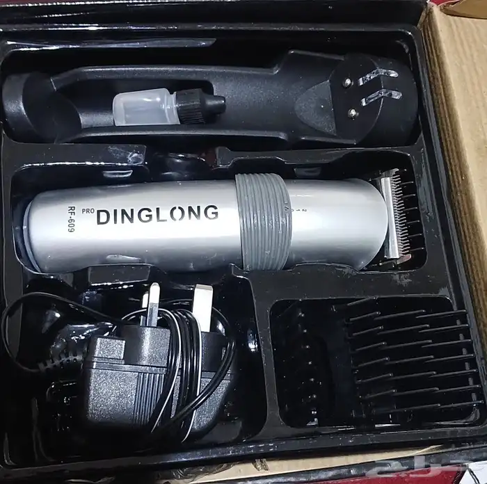 ماكينة حلاقة لم تستعمل PRO DINGLONG RF-609 HAIR CLIPPER 1