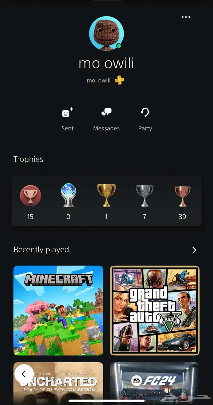 حساب ماين كرفت 0