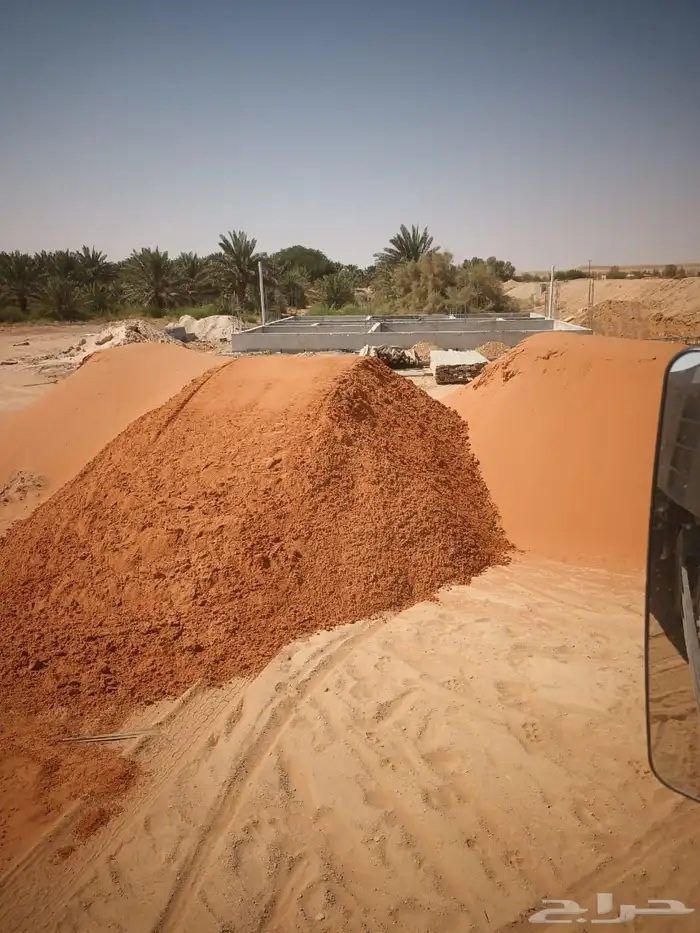 توريد رمل احمر توريد رمل ابيض توريد بحص توريد مخلوط خرسانه 0