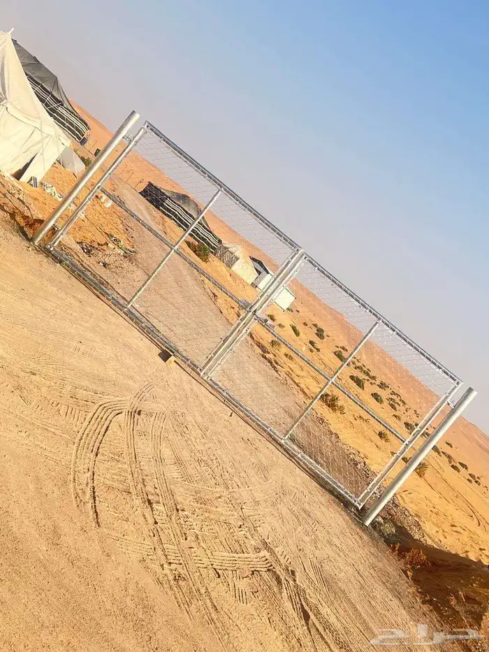 تجهيز مخيمات في مخطط الراجحي علا طريق الرين 4