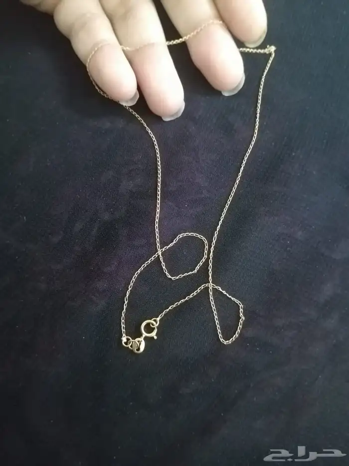 سلسال مطلي بالذهب للبيع 0
