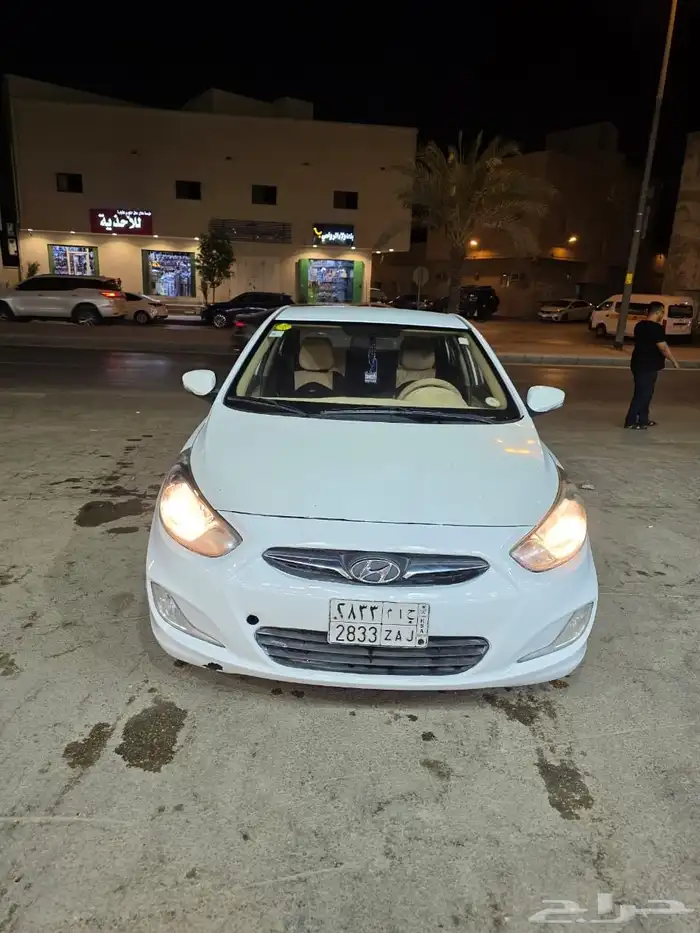 سياره اكسنت موديل 2014 نضيفه 2