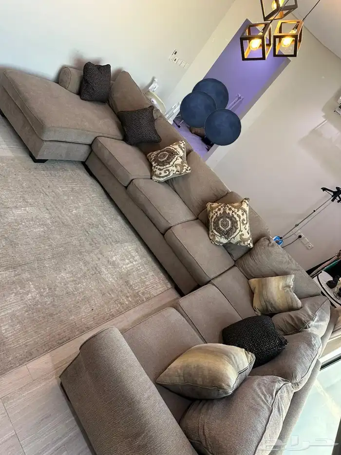 كنب على شكل حرف L ل 8 اشخاص 0