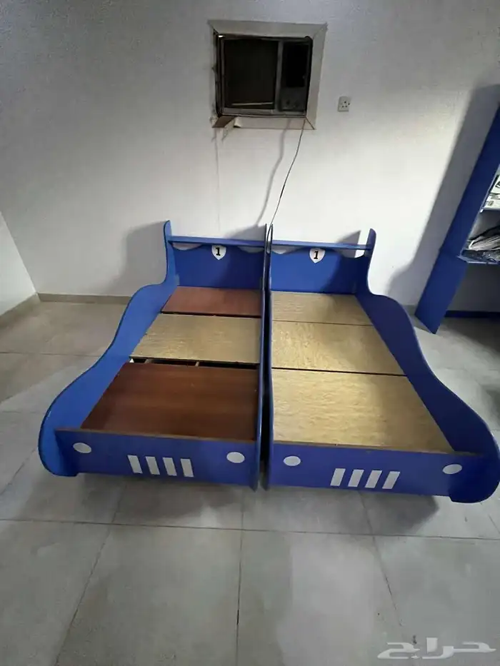 أسرة اطفال استخدام قليل جديده 0