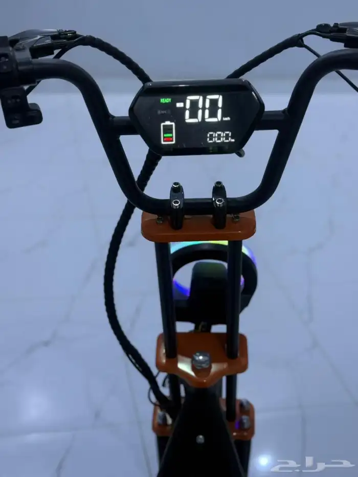 اسكوتر حديث استخدم اسخدام مرة واحده فقط كل شي فيه جديد 1