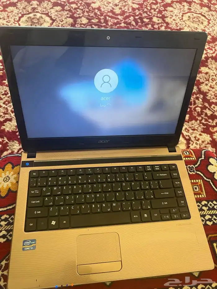 للبيع لاب توب acre مستعمل الخرج 1