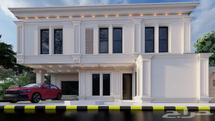 تصميم واجهة نيوكلاسيك 3