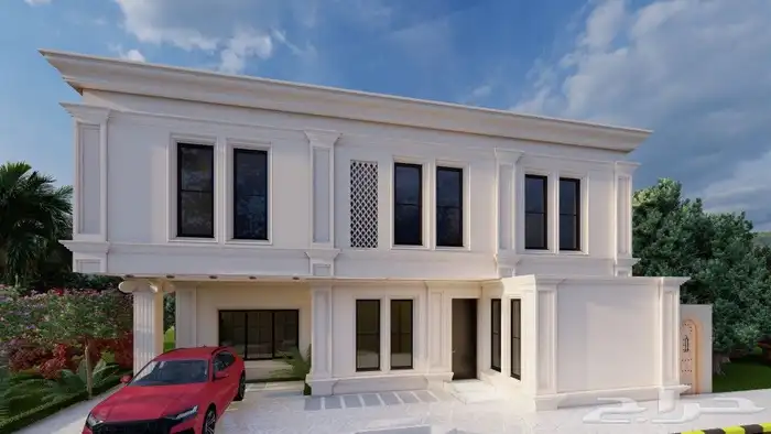 تصميم واجهة نيوكلاسيك 4