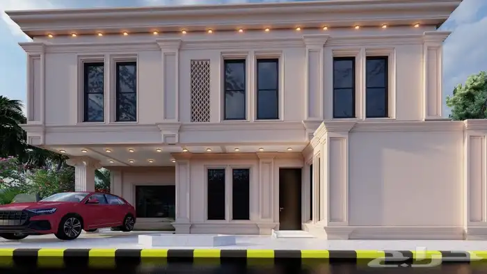 تصميم واجهة نيوكلاسيك 2