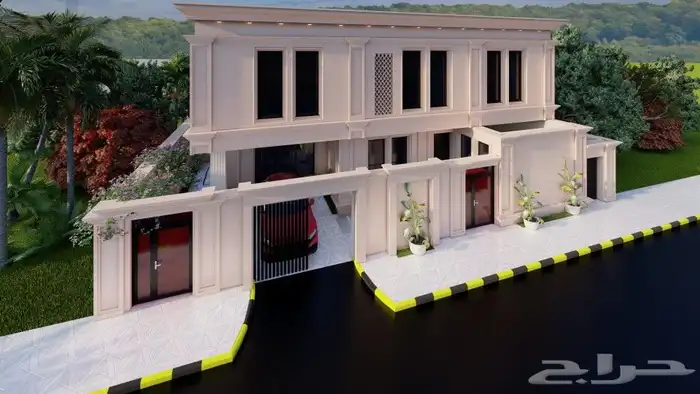 تصميم واجهة نيوكلاسيك 1