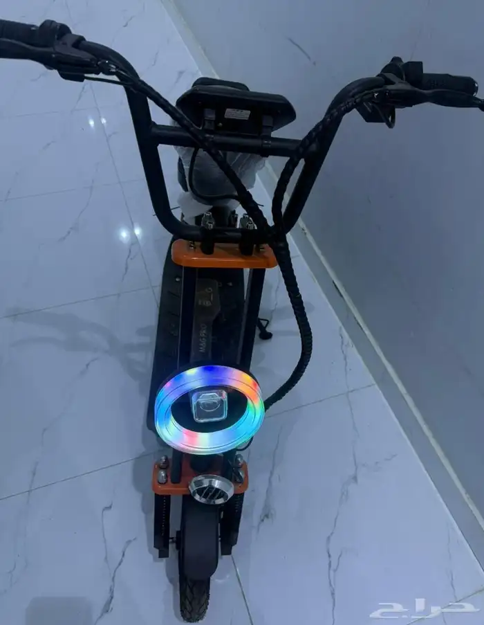 اسكوتر حديث استخدم اسخدام مرة واحده فقط كل شي فيه جديد 2