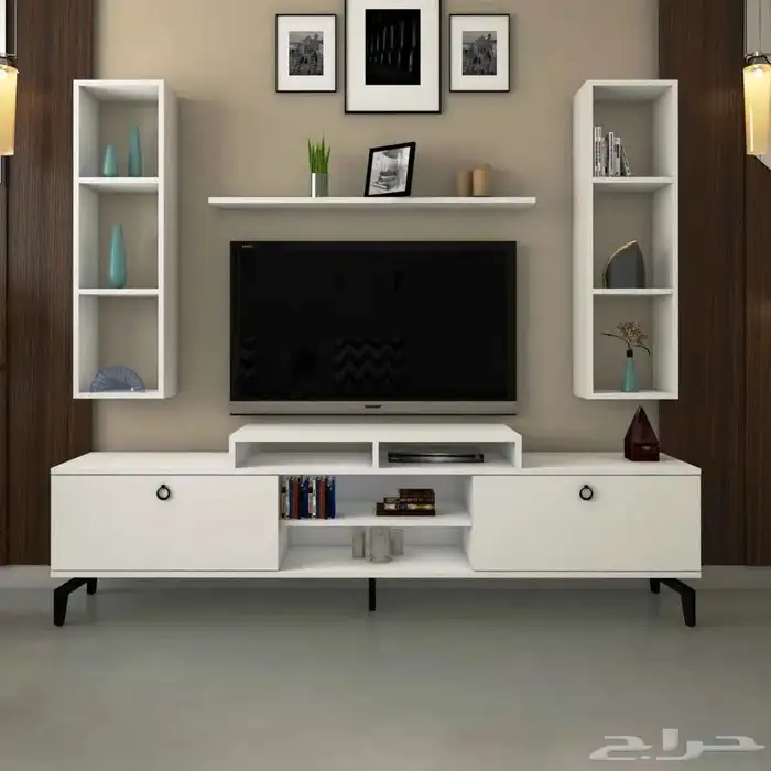 طقم طاولات مودرن لون أبيض 2