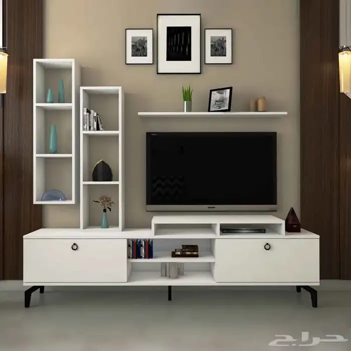 طقم طاولات مودرن لون أبيض 3