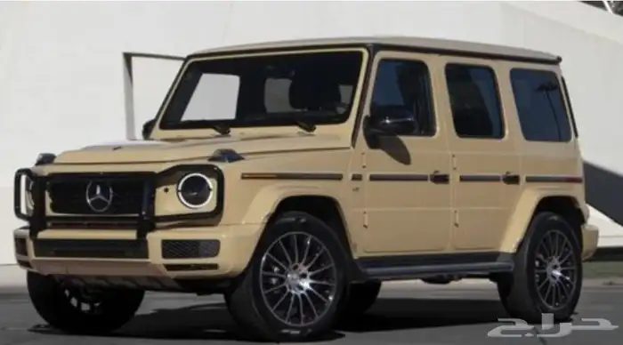 جنوط مرسيدس G CLass 2020 الشكل الفل مع كفرات بريلي 1