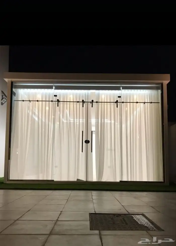 جلسات زجاجيه سكريت وزجاج دبل بجميعالاحجام حسبالطلل 1