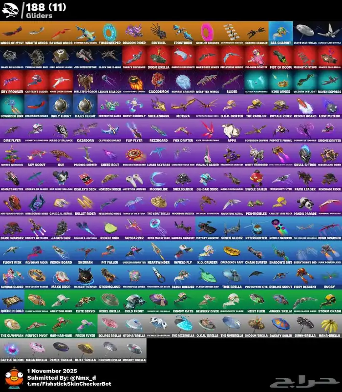 حساب فورت نايت حوالي 300سكن اساسي ضمان مدى 4