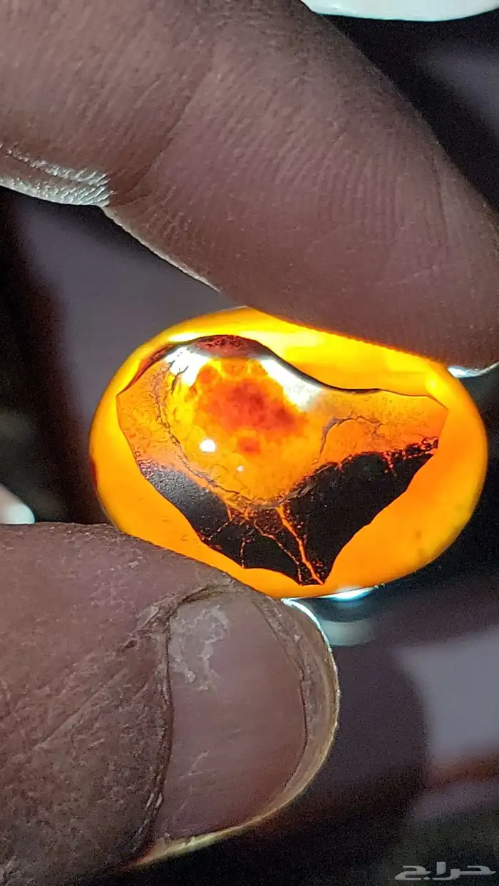 عقيق يمني احمر مصور 0