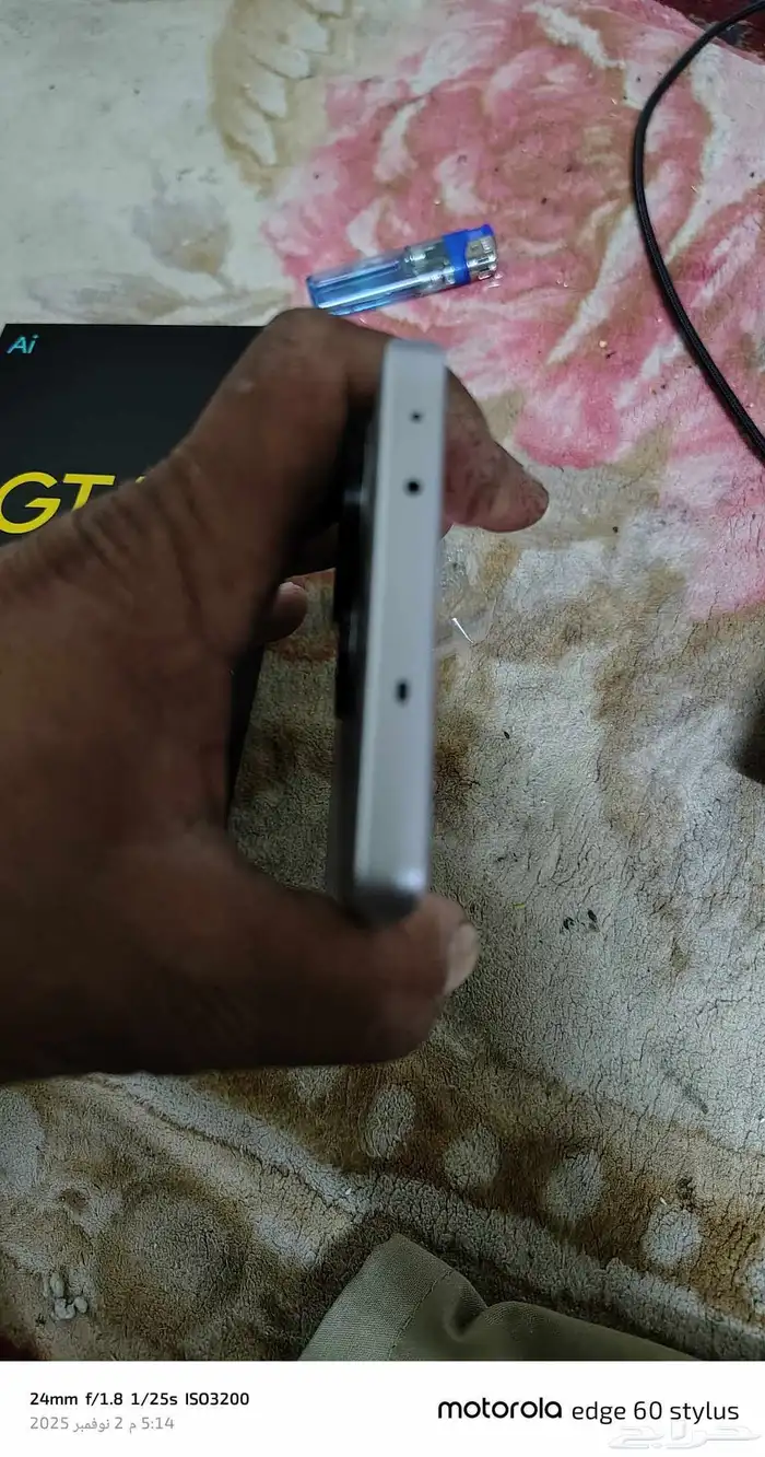 ريلمي gt6 نسخة عالميه 256 الرام 12 البيع كاش 3