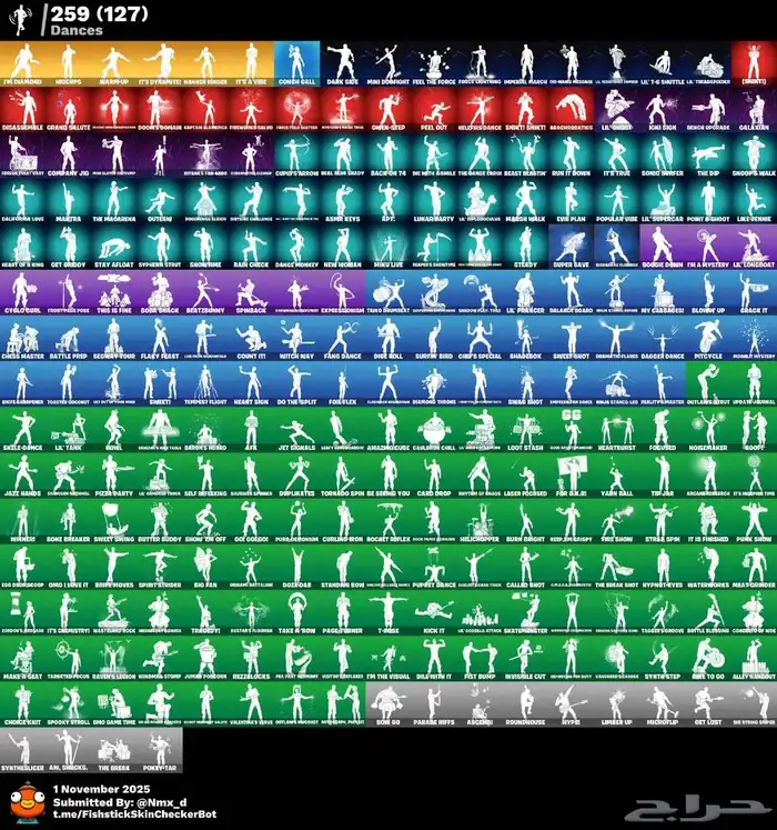 حساب فورت نايت حوالي 300سكن اساسي ضمان مدى 3