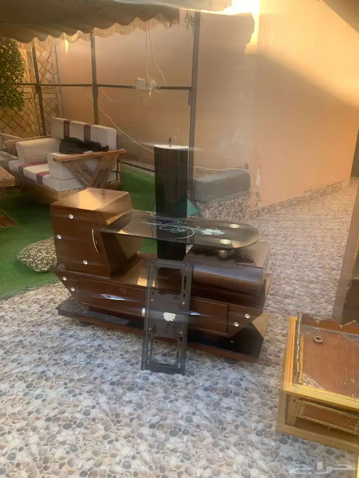 منقل ادلال مع غاز مع هيتر مع كبت دلال مع طاوله تلفزيون 0