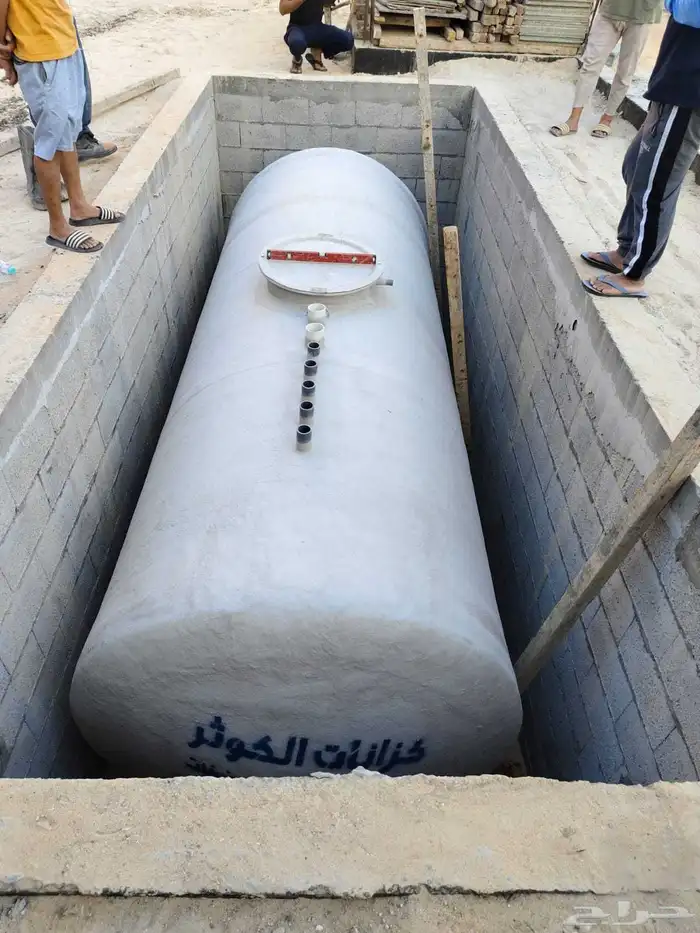 خزانات الفايبر جلاس الدفان وخزانات البلاستيك البولي ايثيلين 7