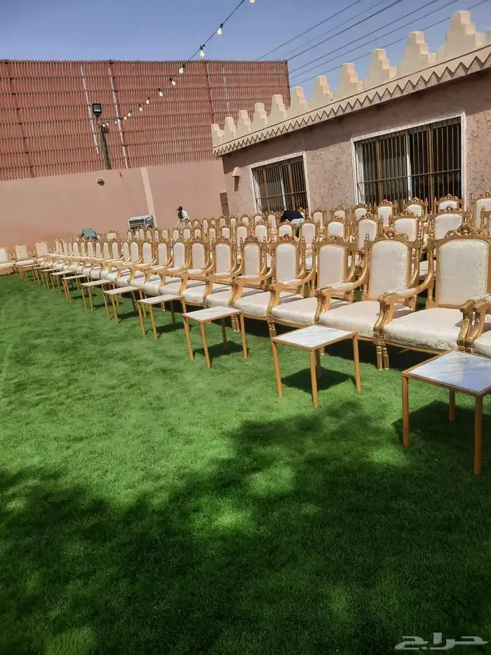 محل حفلات ومناسبات للايجار عندنا زل الملكي كراسي ملكي كواش م 9