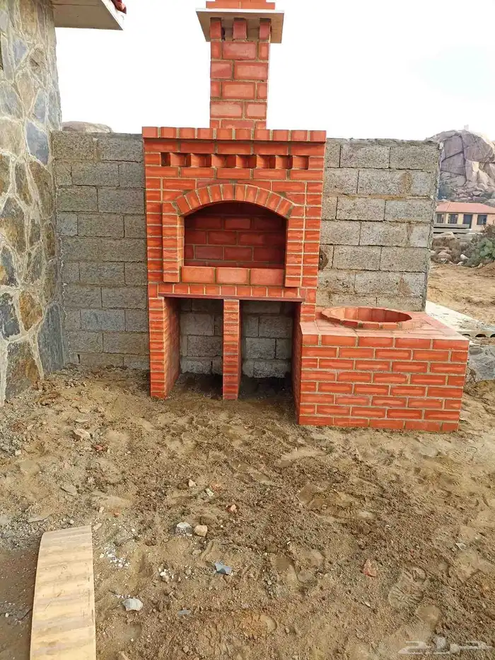 بيوت شعر مشب نار قرميد حديد 8