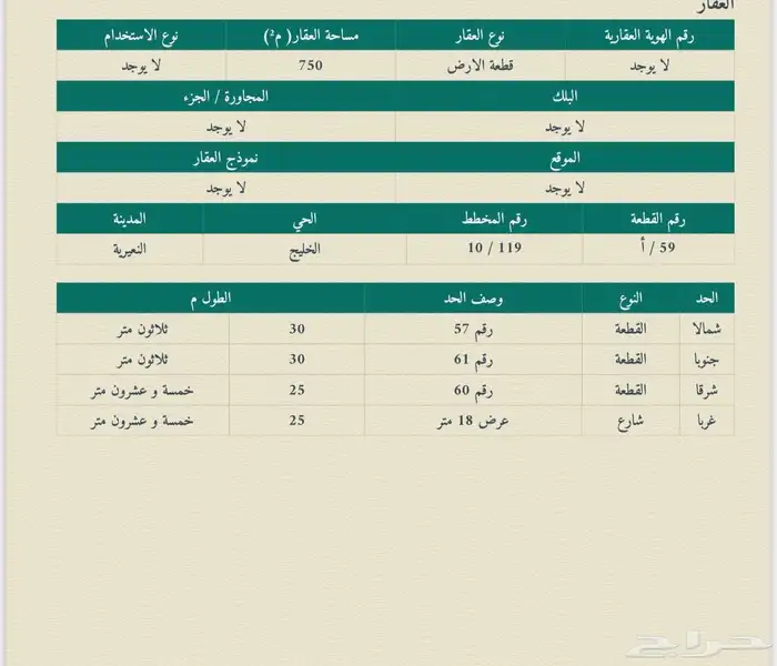 للبيع استراحه في حي الخليج 1