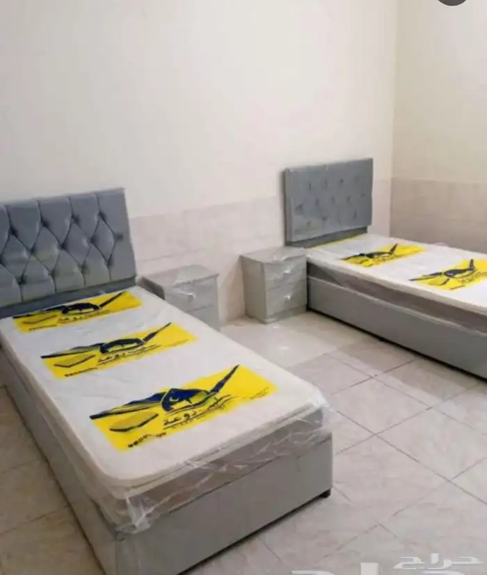 سرير خشب بوكس وسرير حديد 8