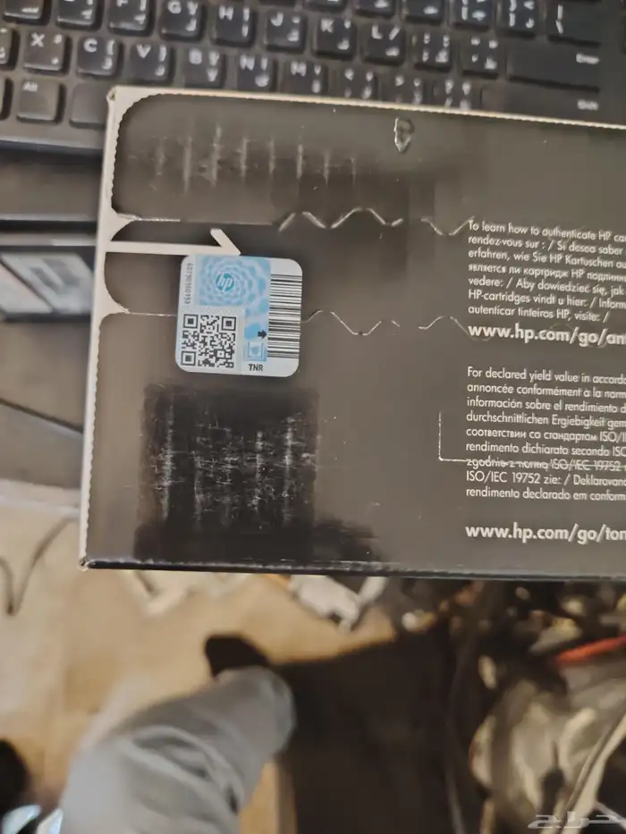 حبر HP 05A أسود أصلي 1