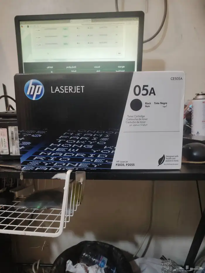 حبر HP 05A أسود أصلي 0