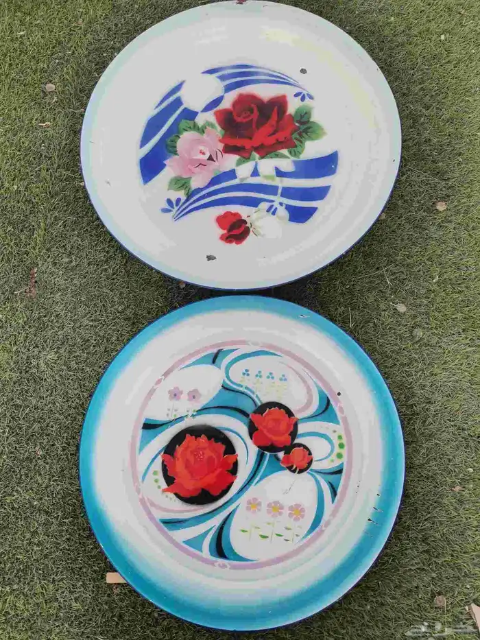 صحون غضار مستعمل نظيف 1