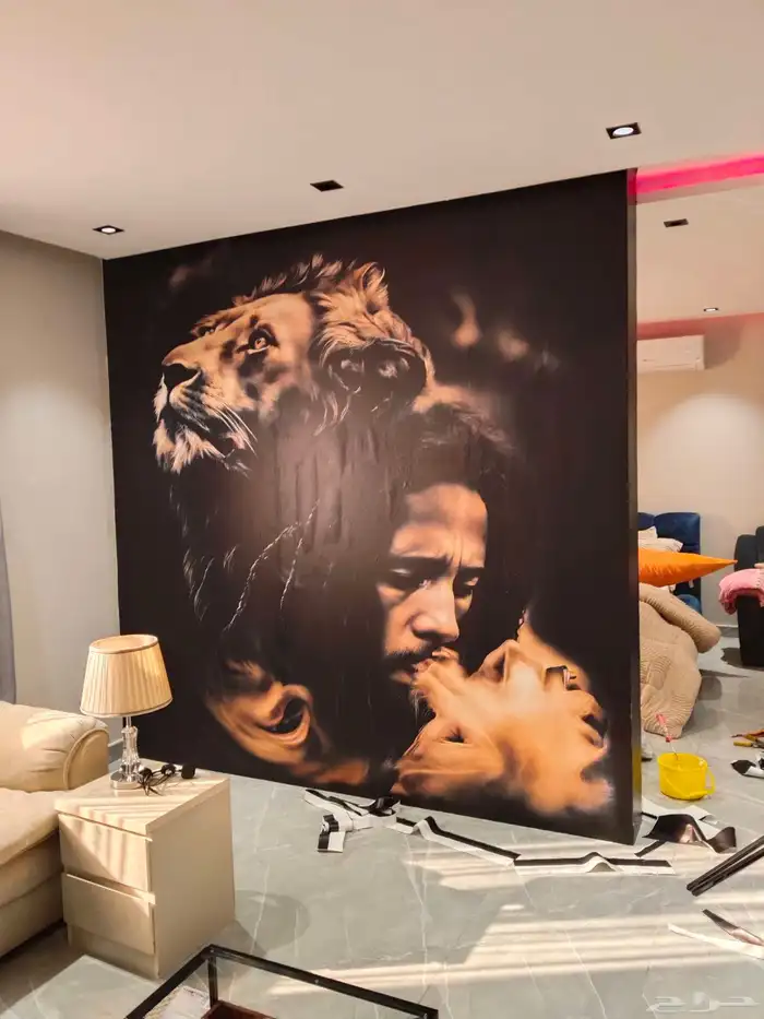 دهانات داخلية خارجية باركية اس بي سي ديكور شاشة جبس امبورد 9