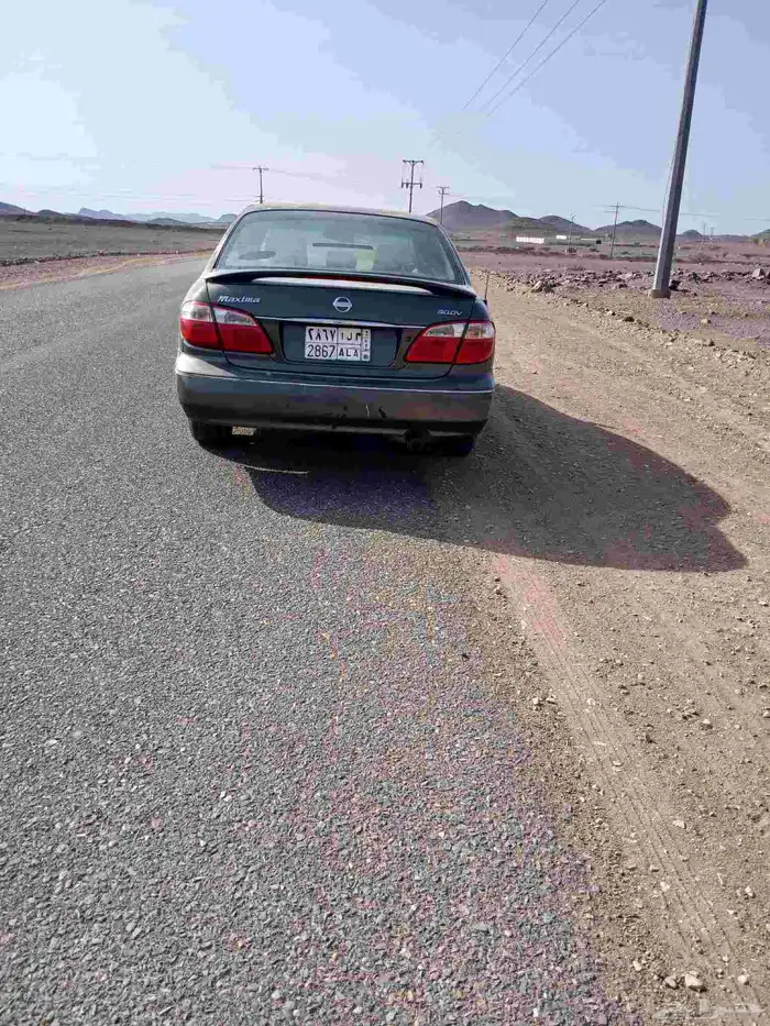 نيسان مكسيما موديل 2003 مكينه على الشرط قير تماتيك ميبدل 3