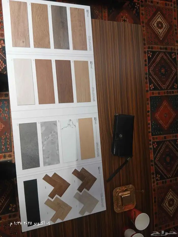 متوفر باركيه SPC 5مل سعر المتر 40 ريال 1