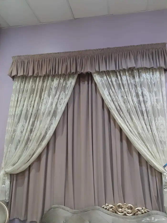 ستائر جلسات عربية كنب مجالس عربية 4