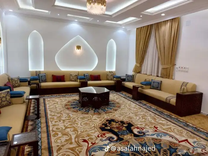 ستائر جلسات عربية كنب مجالس عربية 1