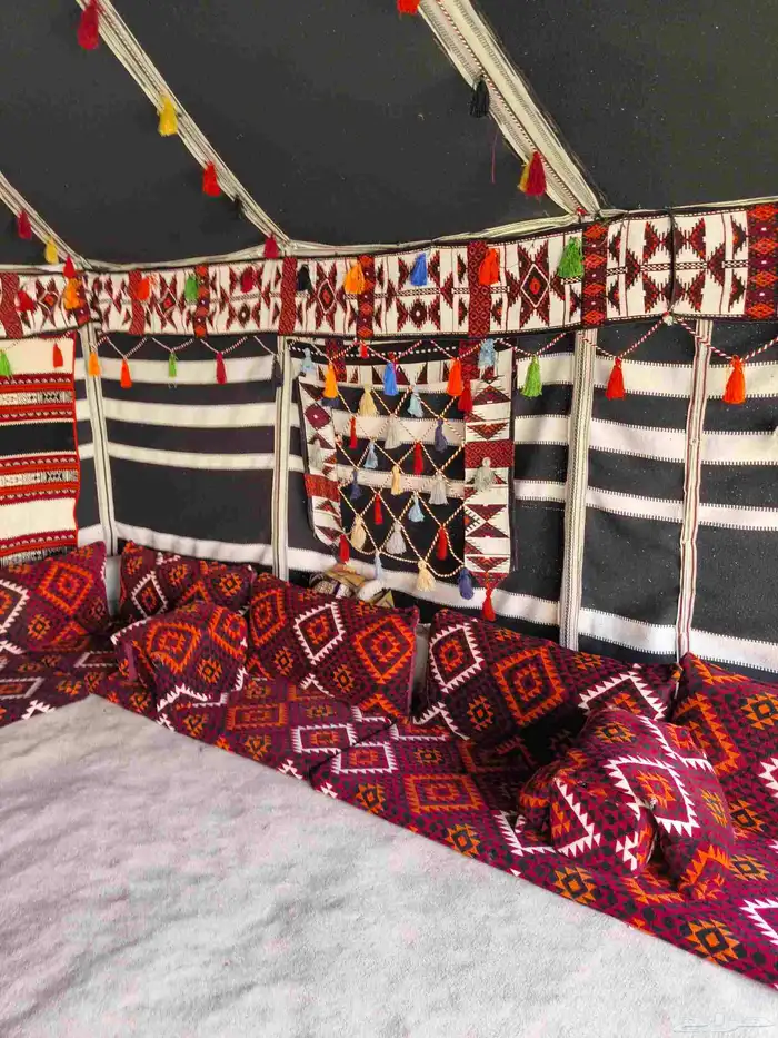 بيت شعر تركي خط احمر ضد الماء وشمس عليه طربال جميع المقاس 3