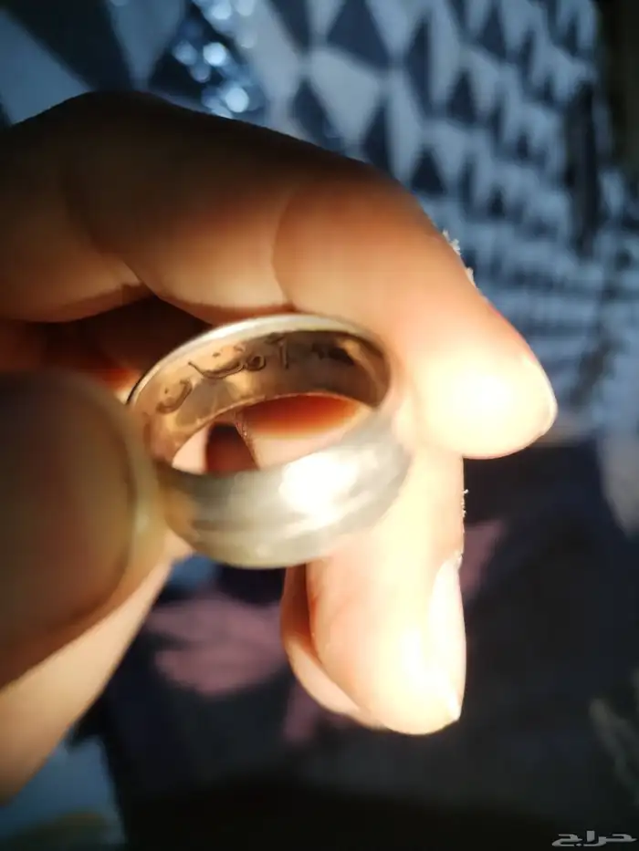 خيتم يمكن فضه منحوت عليه اسم افنان 0