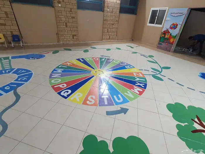 رسم ارضيات ايبوكسي 4