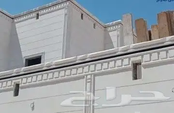 ديكورات اسمنتيه خارجية بطحاء الرياض لياسه ملونه كسر رخام حجر 18