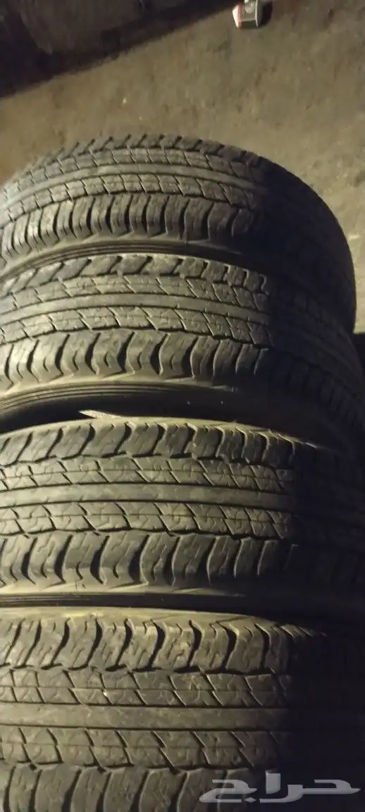 كفرات دنلوب وكاله هيلكس 225 70 17 تاريخ 24 3