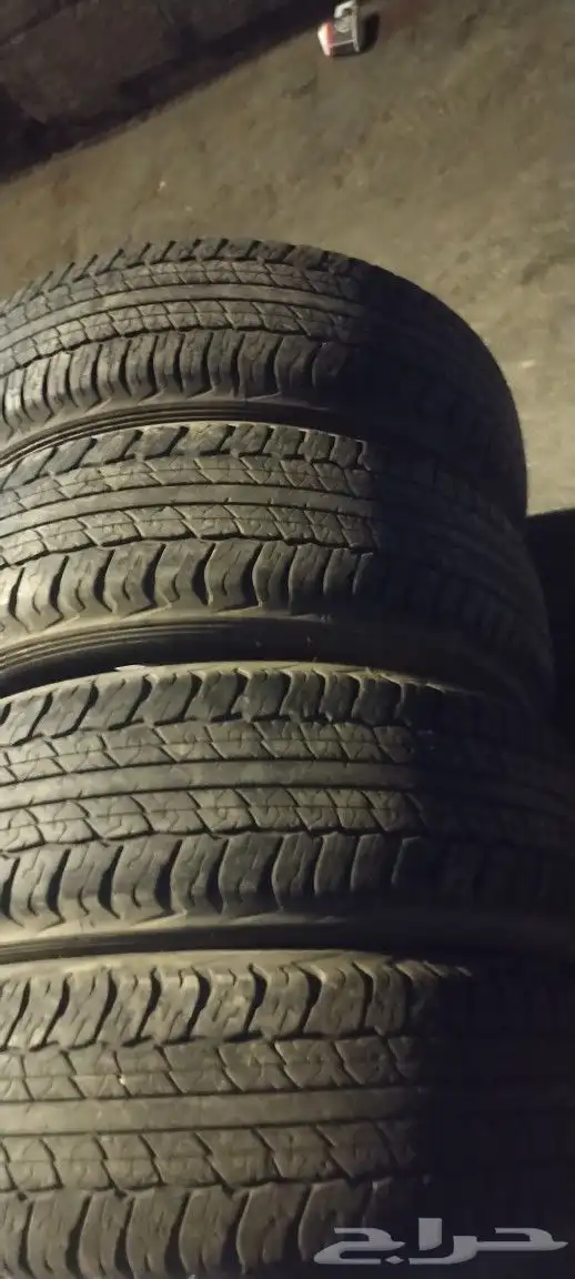 كفرات دنلوب وكاله هيلكس 225 70 17 تاريخ 24 4